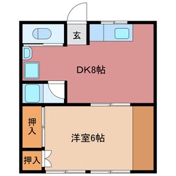 ツインビーテラス波切の物件間取画像